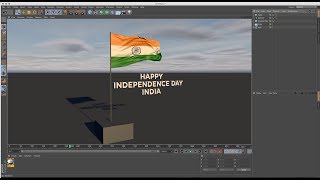 Watch Making 3D Flag using Cloth Dynamic in Cinema 4D Tutorial Video