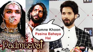 Watch Shahid Kapoor Reaction On Padmaavat Box Office Success Video