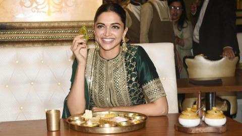 Watch Deepika Padukone Celebrates Padmaavat Success At Maharaja Bhog. Video