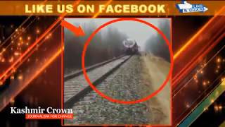 Watch SHOCKING VIDEO | Boy Perform Deadly Stunt On Train Track in Kashmir Video