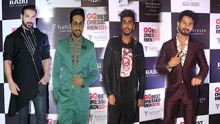 Watch GQ Best Dressed Men 2016 Awards Full Show HD RED Carpet | John Abraham,Shahid Kapoor,Arjun Kapoor Video