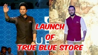 Watch Riteish Deshmukh And Sachin Tendulkar Walk The Ramp At The Launch Of True Blue Store Video