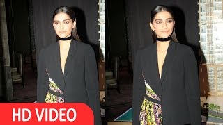 Watch Sonam Kapoor Looks Stylish & Elegant at The Versace Luxury Project Launch Video