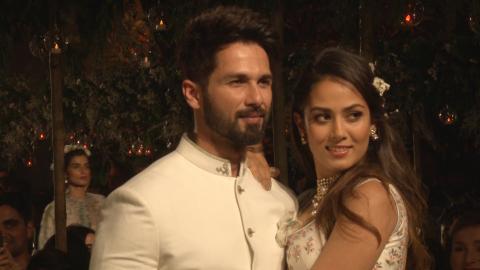 Watch Shahid Kapoor & Mira Rajput Walks The Ramp For Anita Dongre At Lakme Fashion Week 2018 Video