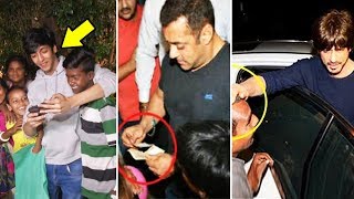 Watch Chunky Pandey's Son Ahaan Clicks Selfie With Poor Kids Like Salman Khan And Shharukh Khan Video