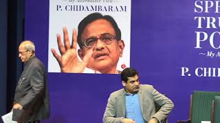 Watch Former President Pranab Mukherjee launches former FM P. Chidambaram's book Speaking Truth To Power. Video