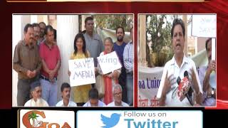 Watch After 26 Workers Of A Media House Were Told To Resign; Goa's Journo Gather At Azad Maidan To Protest Video