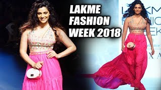 Watch Saiyami Kher SHOW STOPPER At Lakme Fashion Week 2018 | LFW 2018 Video
