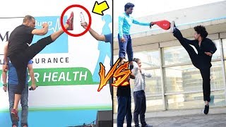 Watch Akshay Kumar Vs Tiger Shroff Amazing STUNT In Public - Who Is Better? Video