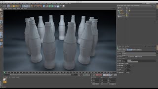 Watch Bottle Modelling using Spline Lathe in Cinema 4D Tutorial Video
