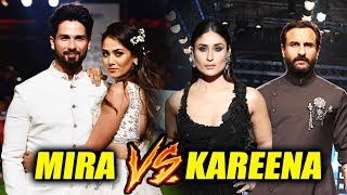 Watch Shahid-Mira And Kareena-Saif WALK The RAMP At Lakme Fashion Week 2018 Video