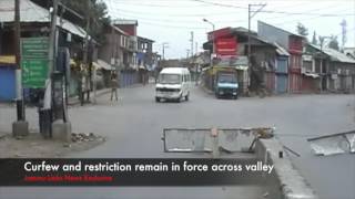 Watch Kashmir Unrest: Curfew and restriction remain in force across valley Video