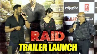 Watch RAID TRAILER Launch | Ajay Devgn, Ileana D'Cruz, Saurabh Shukla Video