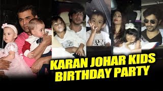 Watch Karan Johar Kids Birthday Party FULL VIDEO | Shahrukh, Salman's Nephew, Varun Dhawan, Aishwarya Video