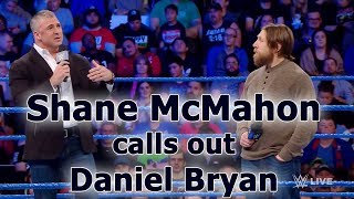 Watch Shane McMahon calls out Daniel Bryan for his treatment of Owens & Zayn: SmackDown, Feb. 6, 2018 Video