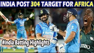 Watch Full India batting highlights | India vs South Africa 3rd Odi | India 303-6 (50) | RSA Batting Video