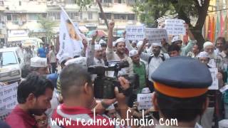Watch AAP Mumbai volunteers protest against, BJP Fake Degree scam, Video