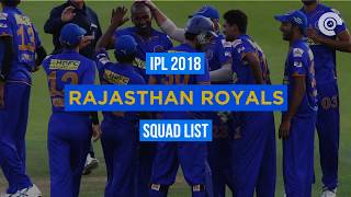 Watch IPL 2018: RR Full Squad Video