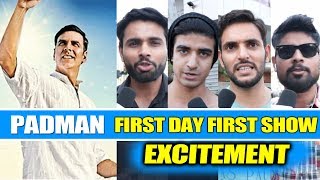 Watch PADMAN Public Reaction | First Day First Show Excitement | Akshay Kumar Video