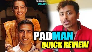 Watch PADMAN QUICK REVIEW | Akshay Kumar | Radhika Apte | Sonam Kapoor Video