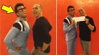 Watch Ranveer Singh HILARIOUS PADMAN Dance With Akshay Kumar Video