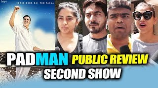 Watch PADMAN Public Review | 2nd Show Multiplex | Akshay Kumar Video