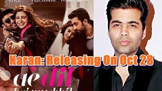 Watch Karan Johar Reacted On Ae Dil Hai Mushkil Ban Video