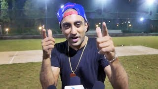 Watch Akash Dadlani At BCL Team Kolkata Baabu Moshayes Cricket Practice Video