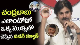 Watch Pawan Kalyan Indirect Satire on Chandrababu | Budget 2018 | TDP Party | JanaSena Party | TopTeluguTV Video