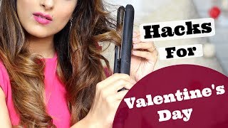 Watch 5 Quick & Simple Hair Hacks For Girls | Valentines Day Tips & Tricks | Knot Me Pretty Video
