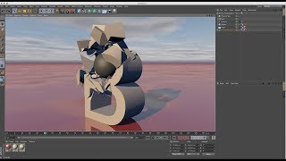 Watch Shatter Text using Thrausi in Cinema 4D Tutorial Video