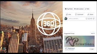 Watch Making 360 Degree Image for Facebook Page Photoshop CcTutorial Video