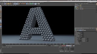 Watch MoGraph Text Fill with Particle Emitters in Cinema 4D Tutorial Video
