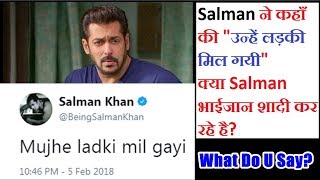 Watch Is Salman Khan Getting Married ? What Do You Think? Video