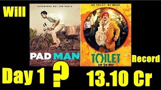 Watch Will Padman Beat Toilet Ek Prem Katha Day 1 Record? Video
