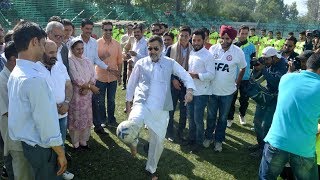 Watch Ansari launches J&Kâ€™s first professional Football Academy Video