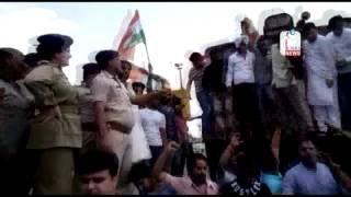 Watch Rail Roko Andolan by youth congress in Jammu Video