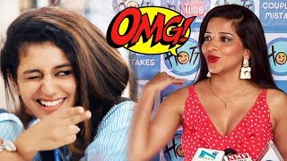 Watch Monalisa Reaction On Priya Prakash WINK In Viral Video Video
