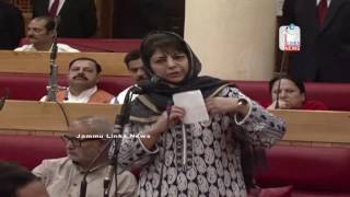 Watch Mehbooba Mufti welcomes constitutional guarantees contained in Presidential Order Video