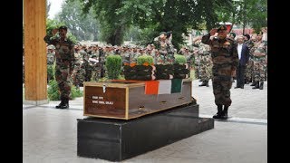 Watch Army pays tribute to slain jawan Video