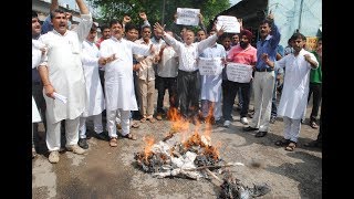 Watch JKNPP stages protest demanding revocation of Article 35A Video