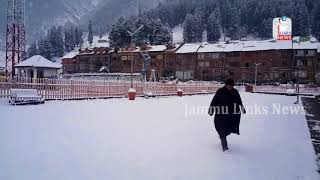 Watch Tourist resort Sonamarg, upper reaches of Kangan receive seasonâ€™s first snowfall Video