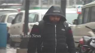 Watch Light snowfall in hills, rains break dry spell in Kashmir Video