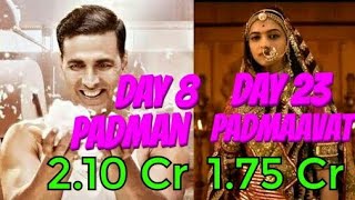 Watch Padman Vs Padmaavat Collection l Day 8 Vs Day 23 Video
