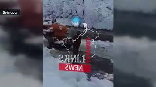 Watch Snow clearance machine at work near Jawahar Tunnel, Kashmir Video