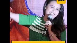 Watch Rani Mukerji visits her school to release 'Oye Hichki' song Video