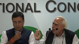 Watch PNB Scam | AICC Press Briefing by Kapil Sibal and Randeep Surjewala on Nirav Modi. Video