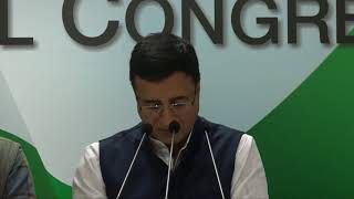 Watch AICC Press Briefing By Randeep Singh Surjewala on Congress Steering Committee's first meet. Video