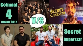 Watch Golmaal 4 Vs Secret Superstar Clash In Diwali Video