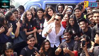 Watch Tiger Shroff & Disha Patani Mobbed In Fans - Baaghi 2 Trailer Launch Video
